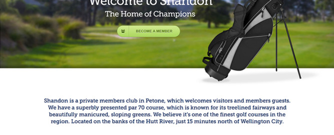 Shannon Golf Club Website