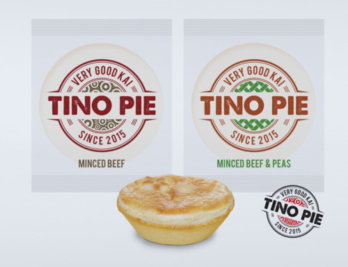 Tino Pie Wrapper and Logo