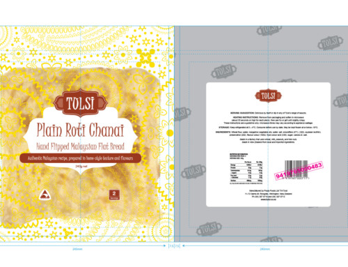 Tulsi Breads Packaging